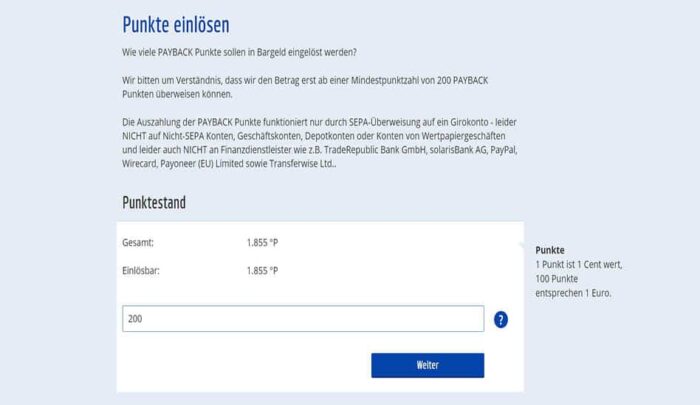Payback-Punkte Auf Girokonto Auszahlen - YourTravel.TV