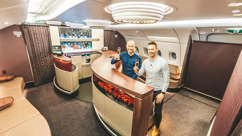 Endlich wieder A380! Qatar Business Class & Onboard Bar