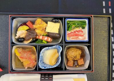 japan airlines business in first 4 Japan Airlines