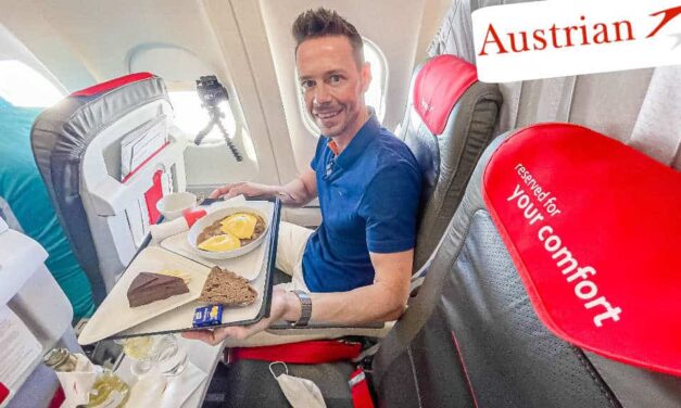 Lecker wars! Austrian Airlines Business Class