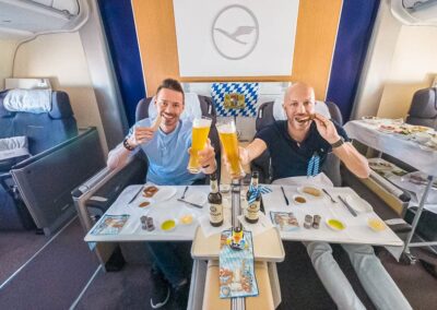 Oktoberfest im Flieger
