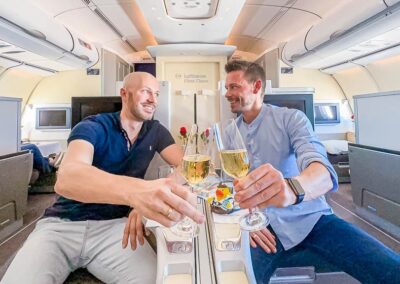 Oktoberfest im Flieger