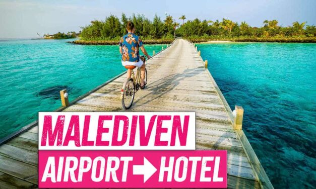 Ankunft Malediven und mit der Yacht ins neue Hilton Amingiri