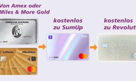 SumUp Pay – Nun Revolut kostenlos mit Amex oder M&M Gold aufladen