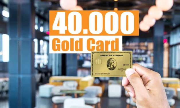 Aktion: 40.000 Punkte für die American Express Gold, die Reisekreditkarte für jeden