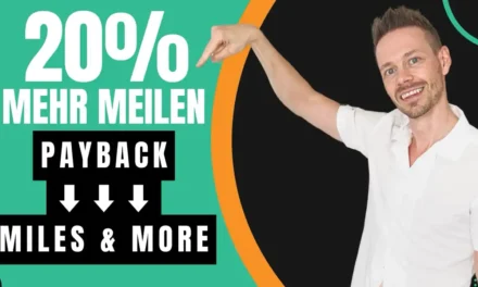 20% Bonus: Payback Punkte zu Miles & More Meilen