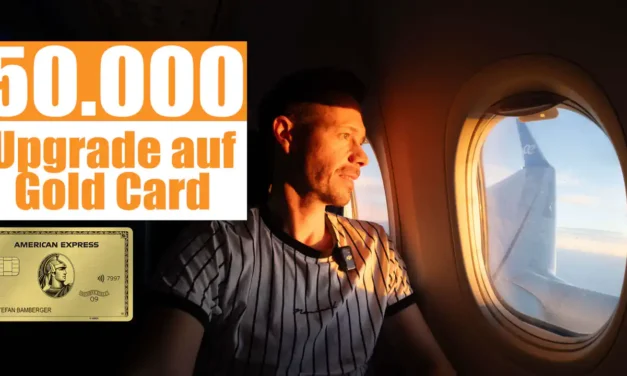 Exklusiv: Upgrade auf die American Express Gold Card mit 50.000 Punkten